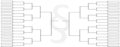 64 Team Bracket Template