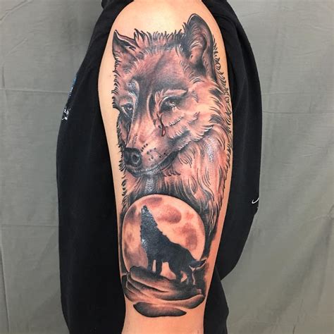 95+ Best Tribal Lone Wolf Tattoo Designs & Meanings (2019)