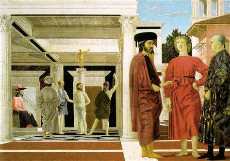 The Flagellation of Christ, c.1445 - 1450 - Piero della Francesca ...