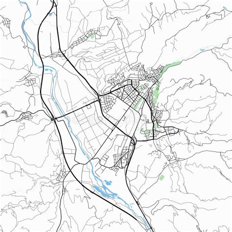 Blagoevgrad map. stock illustration. Illustration of font - 305382364