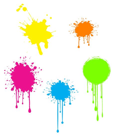 Paint Splatter Svg Paint Splats Svg, Clipart,Vector,Splatter Svg File ...