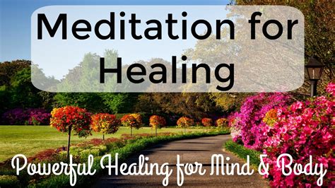 Meditation for Healing - Free Guided Meditation to Relax the Body