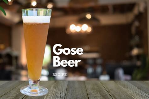 Gose Beer Recipe - Beer is my life