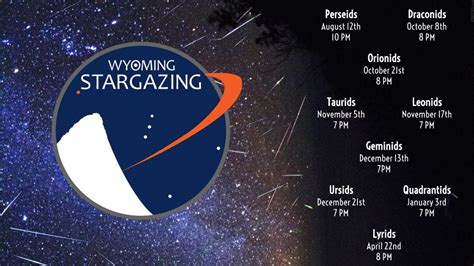 Calendar of Events - Wyoming Stargazing