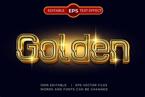 Premium Vector | Golden text effect