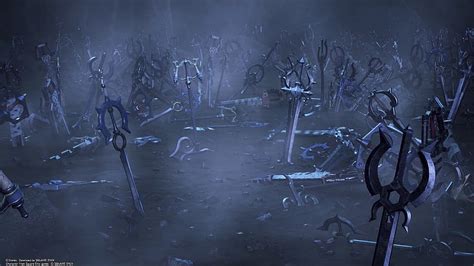 Kingdom Hearts Keyblade Graveyard Wallpaper