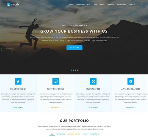 Free Responsive One Page Website Templates Bootstrap Is The Best Css ...