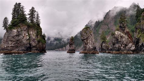 Resurrection Bay, AK - Near Kenai Fjords National Park [OC] [5017 x ...