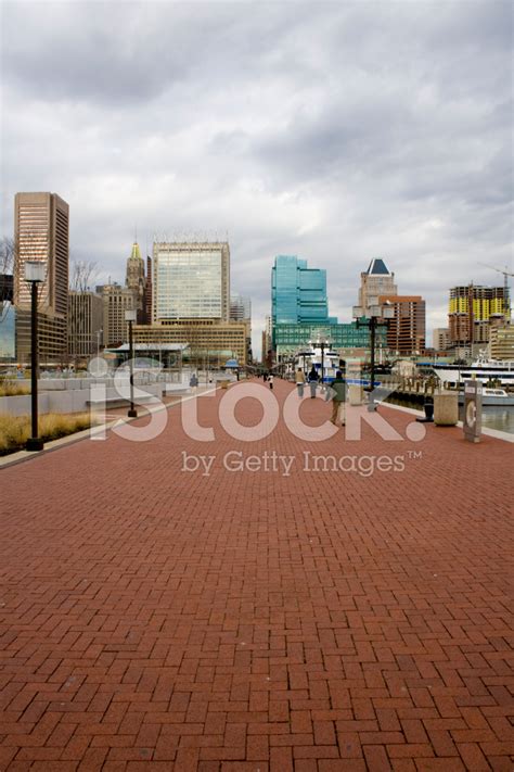 Baltimore Skyline, Inner Harbor Stock Photo | Royalty-Free | FreeImages