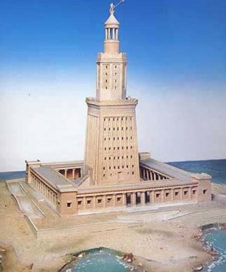 Lighthouse of Alexandria - 7 Wonders of the World - Crystalinks