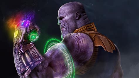 Thanos with Infinity Gauntlet Wallpaper, HD Artist 4K Wallpapers ...