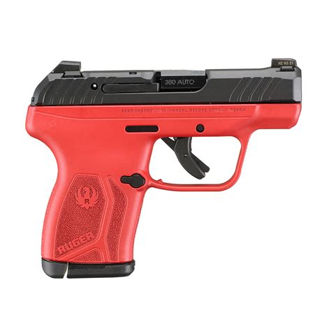 Ruger LCP MAX 380acp Red Frame· 13722 · DK Firearms