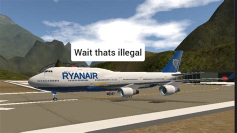 SimplePlanes | (Wait thats illegal) RyanAir B747-400