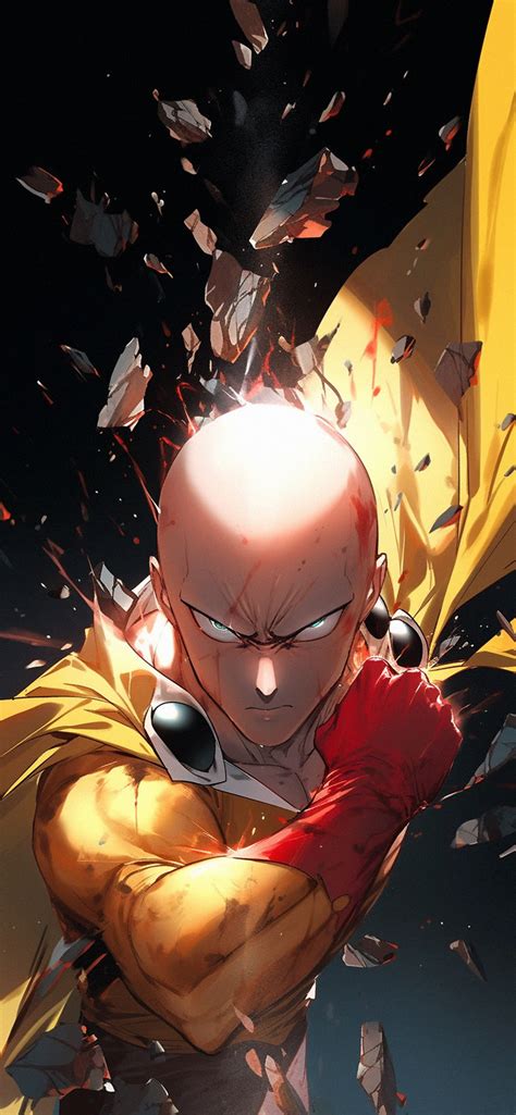 One-Punch Man Saitama Art Wallpapers - Anime Wallpaper iPhone