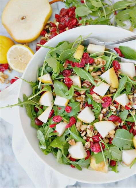 Arugula, Pear and Walnut Salad » The Glowing Fridge