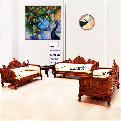 7 Seater Rajwada Sofa Set with Rajasthani Style YT-277