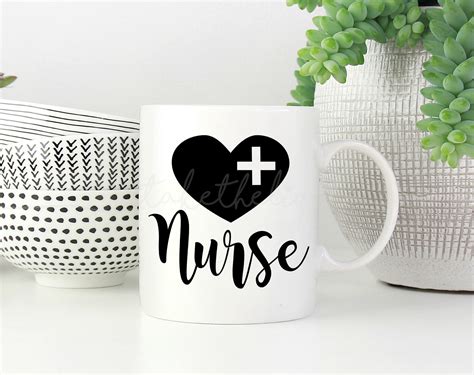 Nurse Heart SVG Love Nurse Svg Nurse Symbol Svg Pot Holders - Etsy