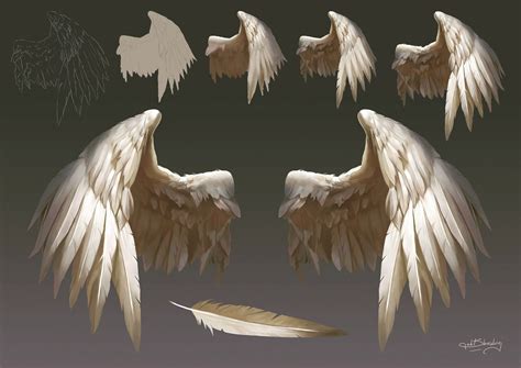 ArtStation - Wings material study, Kudo Artist (Sahil Bhardwaj) | Art ...