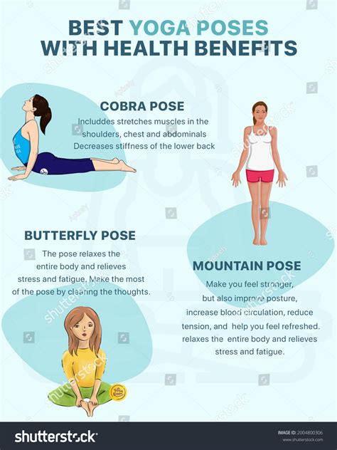 Best Yoga Poses Health Benefits Cobra Stock Illustration 2004800306 ...