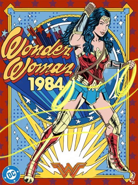 Vintage Wonder Woman 1984 Poster