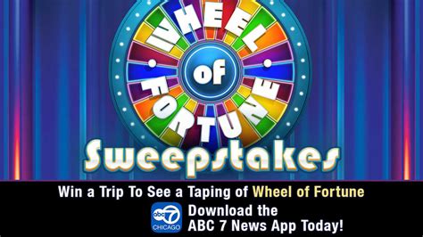 Wheel of Fortune Sweepstakes - ABC7 Chicago