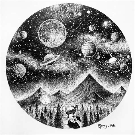 Planet Drawing at PaintingValley.com | Explore collection of Planet Drawing