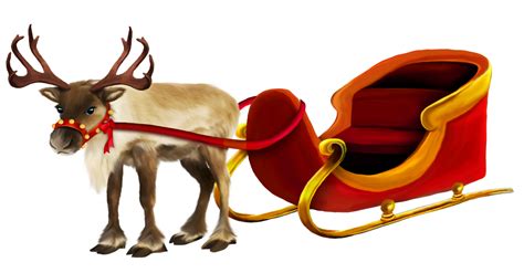 free clipart santa sleigh reindeer 20 free Cliparts | Download images ...