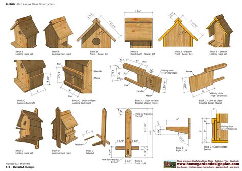 Goose House Plans - Bluebird House Plans - PDF Download - Construct101