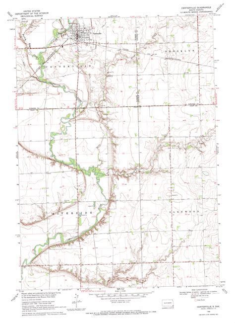 Centerville, SD Topographic Map - TopoQuest