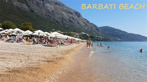 Barbati Beach Corfu Greece 4K - YouTube