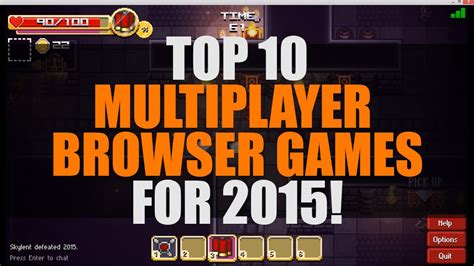 Top 10 Best Multiplayer Browser Games 2015 - YouTube