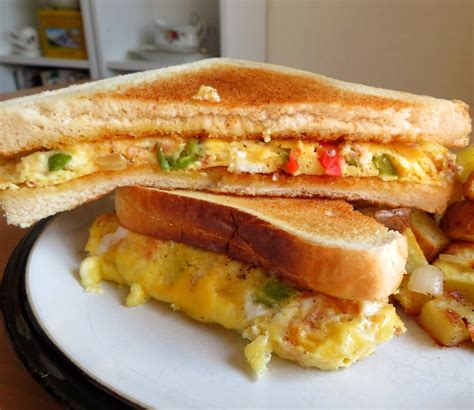 The English Kitchen: Baked Western Sandwich with Oven Hash Browns