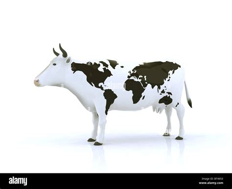 perturbación Dempsey Rechazar cow with world map visual Enajenar Turismo