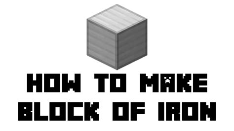 Minecraft Iron Block – Telegraph