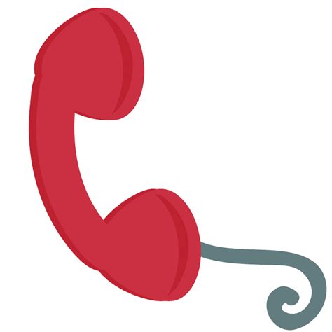 Telephone receiver emoji clipart. Free download transparent .PNG ...