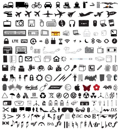 150+ Free Vector Pictogram Icons, Signs and Symbols Free Vector ...