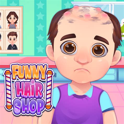 FUNNY HAIR SALON - Spill Funny Hair Salon på Poki