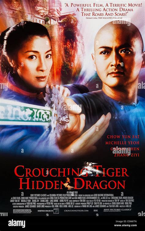 CROUCHING TIGER, HIDDEN DRAGON, US poster art, from left: Michelle Yeoh ...