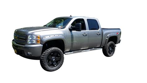 2007-2013 Chevrolet Silverado 1500 Short Bed 69.3" Fender Flare Set ...