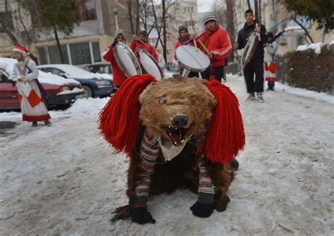 Bucharest, Romania: Bears’ dance