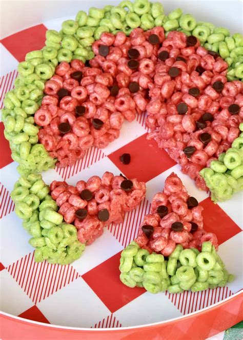 Watermelon No-Bake Treats - The BakerMama