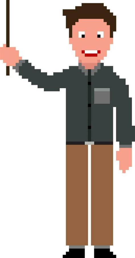 Pixel art illustration of man. 25037860 Vector Art at Vecteezy