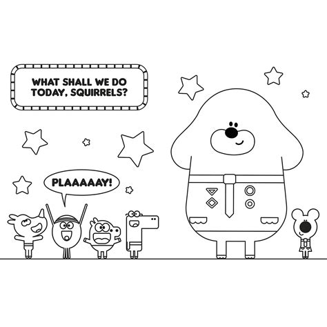 Hey Duggee Coloring Pages Printable