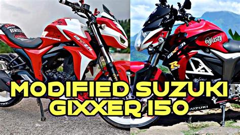 MODIFIED SUZUKI GIXXER 150 COMPILATION || CARELESS - YouTube