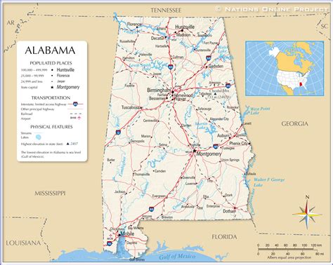 A Map Of Alabama - Winna Kamillah