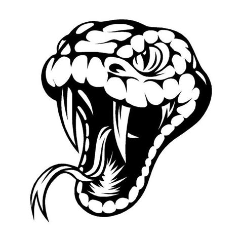 Cobra Snake Head Drawing | Free download on ClipArtMag