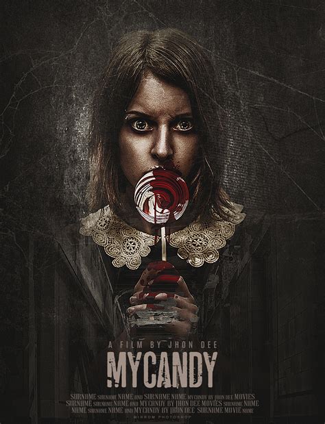 Create a My Candy Horror Movie Poster Design in Photoshop CC