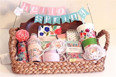 Spring gift basket | paper flower gift | cute auction basket | Auction ...