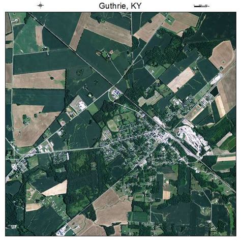 Aerial Photography Map of Guthrie, KY Kentucky