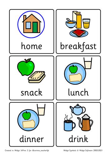 Visual timetable -widgit symbols | Teaching Resources